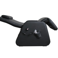 Bestseller Hochwertiger Moderner Holzrahmen PVC-Material Abnehmbarer Zero-Gravity-Massage-Sessel mit Verstellbarer Höhe und Stauraum