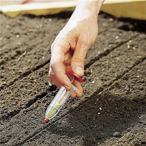 Semoir manuel portable pour jardinage, mini distributeur de graines, <span class=keywords><strong>seringue</strong></span> à cadran, outil de semis - Product Image 3