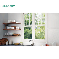 Huasin 2026 – Fournisseur de fenêtres triple-vitrage sur mesure, design moderne à cadre noir, norme américaine, pour villas urbaines en immeubles de grande hauteur
