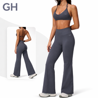 Prix usine GH 2026 – Ensemble de sport sans couture à séchage rapide, coupe ajustée, pour course, gym, fitness et yoga, pour femme