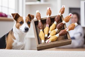 Pal'in yüksek proteinli Rawhide Chews 5 \ "köpekler için kollajen üçlü Kabobs et aperatifleri temiz dişler davranır - Product Image 2