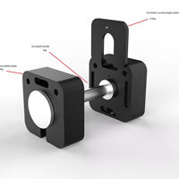Ensemble d'haltères/kettlebells/barres d'haltères réglables en acier/fer à repasser carré détachable 3 en 1, réglage rapide pour une utilisation à domicile