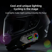 Écouteurs sans fil Y30A de haute qualité pour casque, réduction du bruit, affichage numérique, radio FM, multifonctionnels pour moto et activités de plein air