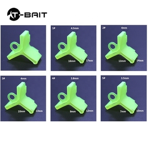 100 pièces/sac – Protège-hameçons de pêche – Étuis de protection pour hameçons triples – Capuchons de sécurité pour hameçons - Product Image 3