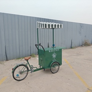 Triciclo de comida rápida Hotdog más popular, carrito de comida móvil, uso comercial, diseño ligero - Product Image 3