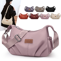Sac à bandoulière imperméable de mode en gros, antivol, grande capacité, sac à main de luxe pour femmes, sac à bandoulière en nylon personnalisé de designer