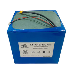 멜라스타 리튬 배터리 딥 사이클 맞춤형 IFR32700 배터리 셀 충전식 48V 36Ah LiFePO4 배터리 팩 로봇용 - Product Image 1