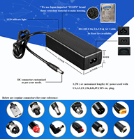Personnalisé AC à DC double sortie led alimentation 24v led alimentation à découpage 24V led pilote alimentation