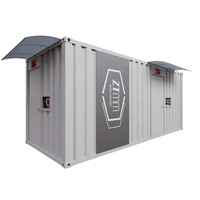ZTMM Centre de données en conteneur de 20 pieds, unité d'infrastructure informatique modulaire intégrée pour serveur de calcul en périphérie, résistante aux intempéries et portable