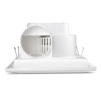 Foshan Shunde Fabricant de ventilateurs d'extraction Logo personnalisé Conduit silencieux Monté au plafond Ventilateur de ventilation d'air en plastique ABS