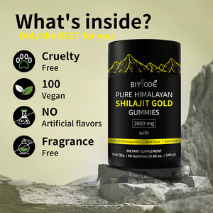 Sertifika fabrika NSF lal COA GMP toptan himalaya shilajit gummies - Product Image 3