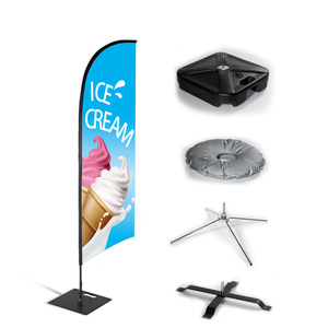 Nhà Máy Chuyên Nghiệp Sản Xuất Tùy Chỉnh Bãi Biển Cờ Quảng Cáo In Lông Cờ Với Kỹ Thuật Số In Ấn Kỹ Thuật - Product Image 5