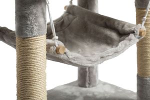 <span class=keywords><strong>Roman</strong></span> tour de chat à quatre étages jouet sisal couvert <span class=keywords><strong>colonne</strong></span> à gratter support d'escalade fibre naturelle économique chaton activité arbre à chat - Product Image 5