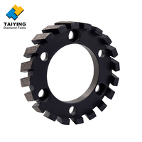 Roue de calibrage diamantée segmentée de 100 mm pour outils de fraisage CNC de pierre, granit et marbre OEM