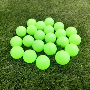 Balles de golf premium à 3 couches en uréthane, vertes, qui brillent dans le noir, avec logo personnalisé pour l'entraînement professionnel nocturne - Product Image 1
