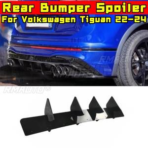 Difusor de Parachoques Trasero para Auto, Spoiler Negro Brillante, Pieza de Modificación para Volkswagen Tiguan R 2022-2024, Accesorios para Auto - Product Image 2