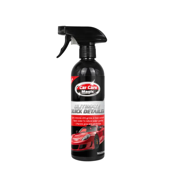 Detalle rápido del coche Spray sin agua para coche, limpiador en seco, lavado sin agua y cera, producto de limpieza química para coche