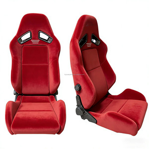 Asiento de Coche de Carreras Modificado MRK, PVC PU Negro para Honda Civic, Asientos Deportivos Recaro Rs7, Asiento <span class=keywords><strong>Toledo</strong></span> 2016 - Product Image 4