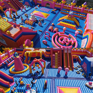 Large Amusement Park <b>Inflatable</b> Commercial Playground Obstacle Course Theme Sport <b>Game</b> House Large Trampoline Park <b>Inflatable</b> Tr - Product Image 5