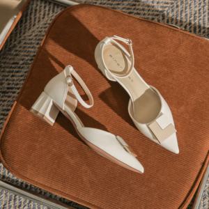 Tacones Altos de Cuero con Punta en Pico para Verano/Invierno, con Tratamiento Antideslizante, para Fiestas, Oficinas, Bodas y Eventos Formales - Product Image 3