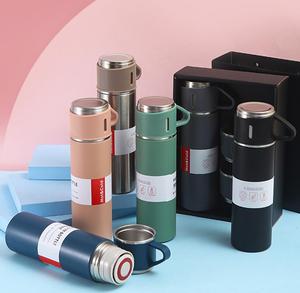 Biểu Tượng Tùy Chỉnh Thép Không Gỉ Cách Nhiệt 3-Nắp Uống Chân Không <span class=keywords><strong>Flask</strong></span> Quà Tặng Nước Chai Phích Bộ Mới Kinh Doanh Những dịp - Product Image 2