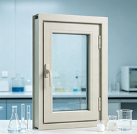 Ventana Abatible de PU, Fabricante y Proveedor, Resistente al Agua, al Fuego y al Viento, Diseño Moderno para Oficina y Hogar, Anti-Huracán
