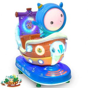 ¡Gran Oferta! Juego Mecánico Infantil con Monedas en Forma de Barco, Atracción de Columpio para Niños - Product Image 6