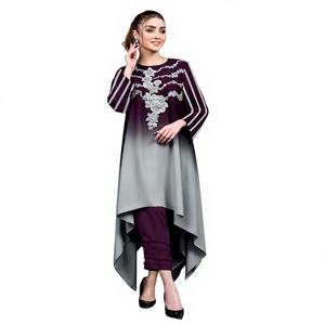 Accesorios de moda diseñador indio paquistaní bordado listo GEORGETTE fiesta festiva desgaste mujeres Salwar trajes último diseño - Product Image 1