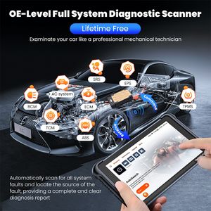 THINKCAR Scanner de <span class=keywords><strong>diagnostic</strong></span> automobile THINKSCAN 689BT Bluetooth, codage ECU complet, 34 réinitialisations, mise à jour gratuite à vie, outil OBD2 - Product Image 6