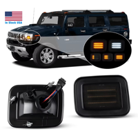 Feux latéraux séquentiels à LED pour pare-chocs avant, Plug-and-Play, en stock aux États-Unis, pour Hummer H2 2003-2009/H2 SUT 2005-2009