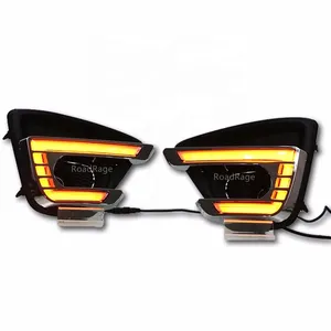 LED Daytime Running Light para Mazda CX-5 CX5 2013 2014 2015 2016 Acessórios para carro ABS impermeável 12V DRL Fog Lamp Decoração