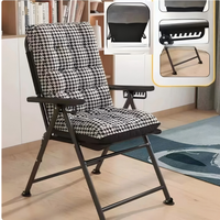 Fauteuil de salon pliable Hangrui, design moderne, écologique, gain de place, avec coussin souple en tube fin, personnalisable pour terrasse