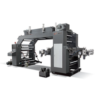 Machine d'impression de presse d'imprimante flexographique 2 couleurs de HAUTE QUALITÉ avec papier film Bopp Pe