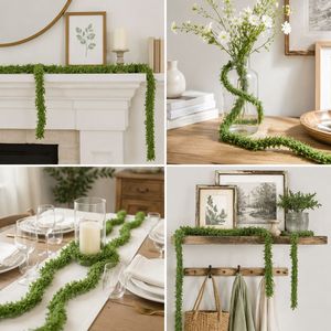 แถบมอสประดิษฐ์ยาว 3.6 ม. สำหรับตกแต่งโต๊ะงานแต่งงาน สวน DIY - Product Image 4