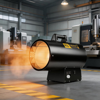 Chauffage au gaz propane BGE 55KW écologique et très efficace avec arrêt automatique de la flamme et protection contre la surchauffe, débit d'air de 2000m³/h pour