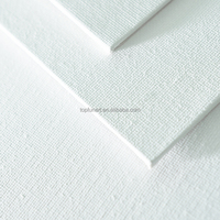 Fournitures d'art professionnelles, panneaux de toile vierges en coton 100% pur, taille personnalisée, pour la peinture