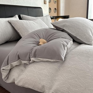 Set di copripiumino in cotone quattro <span class=keywords><strong>pezzi</strong></span> Jacquard A tre strati estate Anne all'ingrosso - Product Image 6