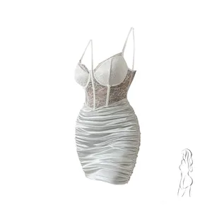 Encaje <span class=keywords><strong>Fishbone</strong></span> Hip Sexy Suspender Dress Adult Dress Ladies Party Vinagre Material <span class=keywords><strong>Ropa</strong></span> Fabricante de <span class=keywords><strong>ropa</strong></span> de alta calidad - Product Image 3