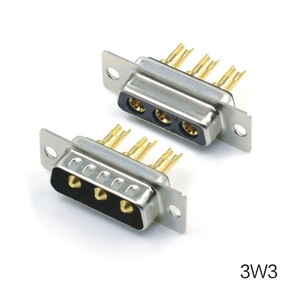 Conector Hembra D-<span class=keywords><strong>Sub</strong></span> 3W3 Combo con <span class=keywords><strong>Copa</strong></span> de Soldadura 20A de Contacto Mixto para Ensamblaje de Cables y Mazos de Cables - Product Image 6