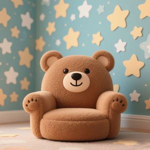 Venta Directa de Fábrica, Silla Infantil con Forma de Animal, Silla de Peluche para Bebés, Silla de Animal Suave Personalizada para Niños - Product Image 1