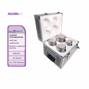 OIML M1 F2 F1 1kg-5kg Machine de pesage cylindrique Étalonnage Boîte d'équilibrage en aluminium avec poids 1kg-5kg SS - Product Image 1