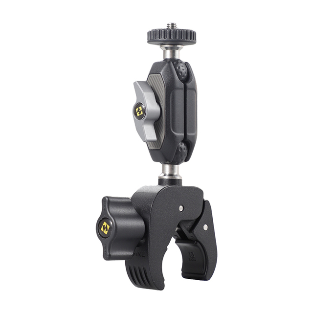 SMNU Storm Series Portable 360 Degree Rotating Marine Grade Aluminium Motorcycle Sport Camera Mount for 360 GoPro