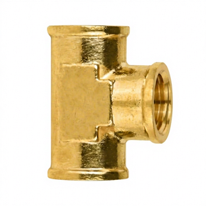 Raccord en T en laiton fileté mâle égal, pour plomberie basse pression, alimentation en eau, forgé, en pouces, OEM ODM (AOL-025) - Product Image 1
