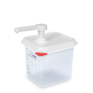 Pumpspender Mit Dichtschließendem Deckel, PP, LxBxH 176x162x190 Mm, 2,6 Litro - Product Image 2
