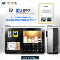 Distributeur automatique de parfums de luxe MK, modèle Dubaï, paiement multi-devises, interface utilisateur multilingue, SDK, écran tactile antivol pour les centres commerciaux des Émirats arabes unis