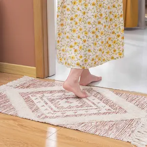 Tapete estampado boho moderno, tapete e tapete estilo boho com estampa, para decoração de sala de estar, natal, 2022