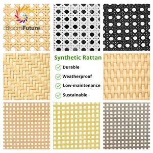 لفائف شبكية من مادة البولي إيثيلين بلون طبيعي، حصيرة مرنة لصناعة الأثاث الخيزراني - Product Image 2