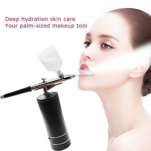 Pulvérisateur facial nano, pistolet de pulvérisation aérographe, compresseur d'air rechargeable sans fil, salon de manucure, maquillage, barbier, gâteau, voiture, ménage - Product Image 5