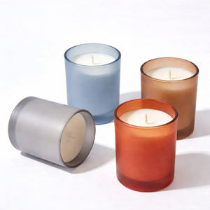 AIKUN Glass Jar Scented <b>Candle</b> Frosted Soy Wax Single Wick Aromatherapy Home Decor Gift OEM ODM Wholesale Factory - Product Image 3
