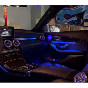 Luz Ambiental LED para Auto, para Mercedes Benz Clase C GLC W205 X253 2015-2022, RGB, Ventilación Interior, Kit de 64 Colores - Product Image 4